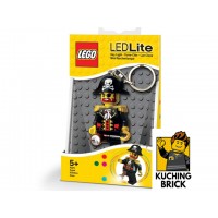 LGL-KE23 LED Key Light Pirates - Captain Brickbeard Key Chain (LEDLite) - Boxed Version